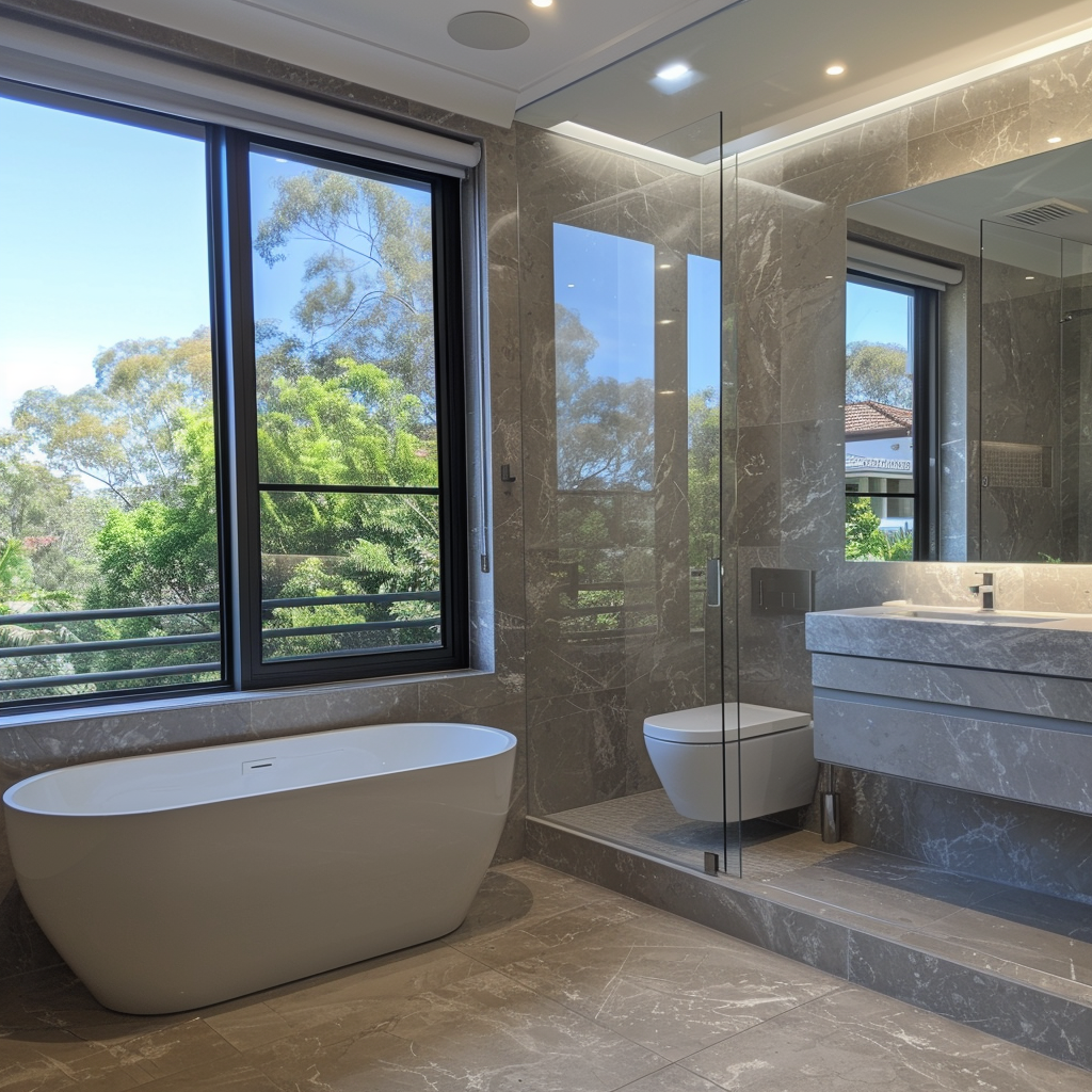 Bathroom fixtures in Naremburn are seamlessly installed by skilled plumbers.